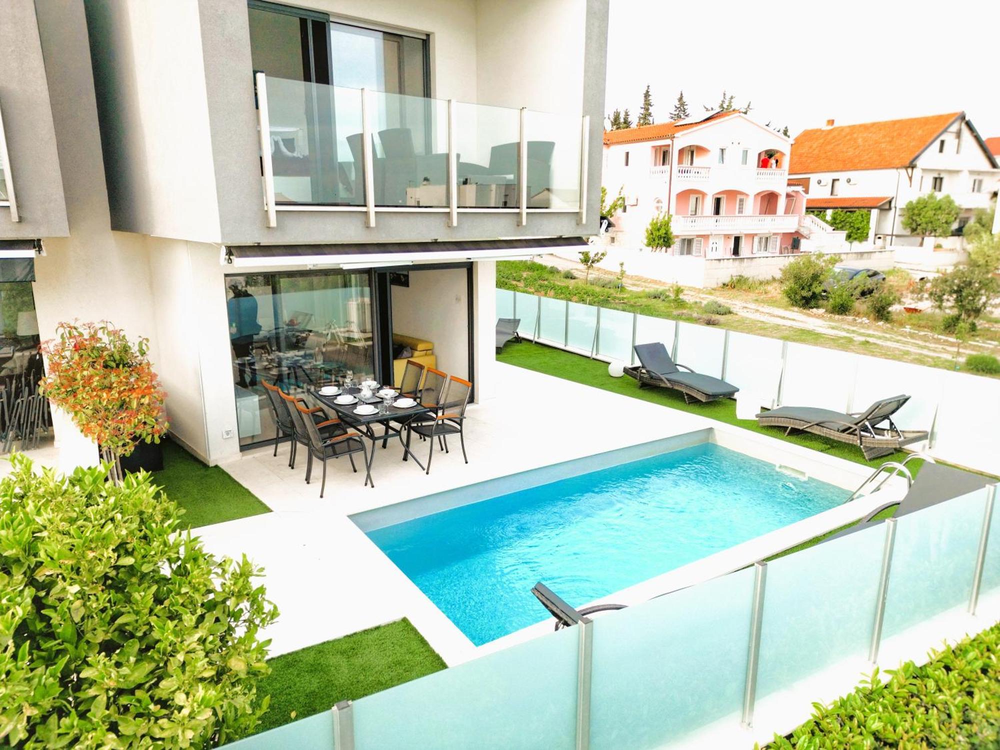 Villa Aliara Pool Apartment Vodice Exterior foto